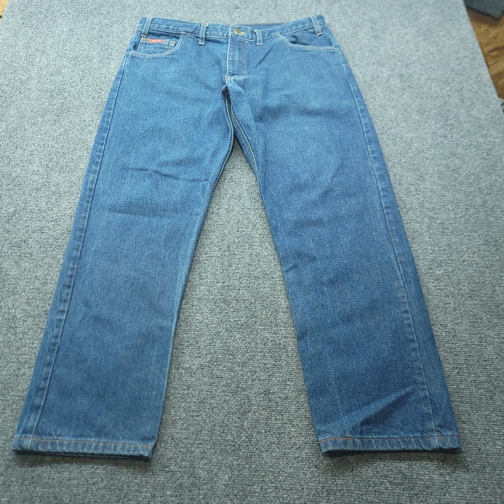 Big Bill FR Flame Resistant Jeans 38x32 Westex Indura NFPA 2112 Work Pants Blue